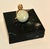 Stone Gold Plated Boy Holding a Large Jade Sphere on a Carrara Marble Base For Sale - Image 7 of 7
