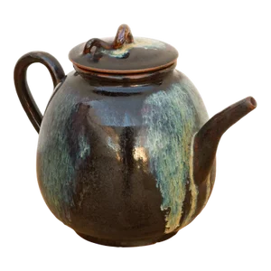 Jizhou Porcelain Glazed Teapot