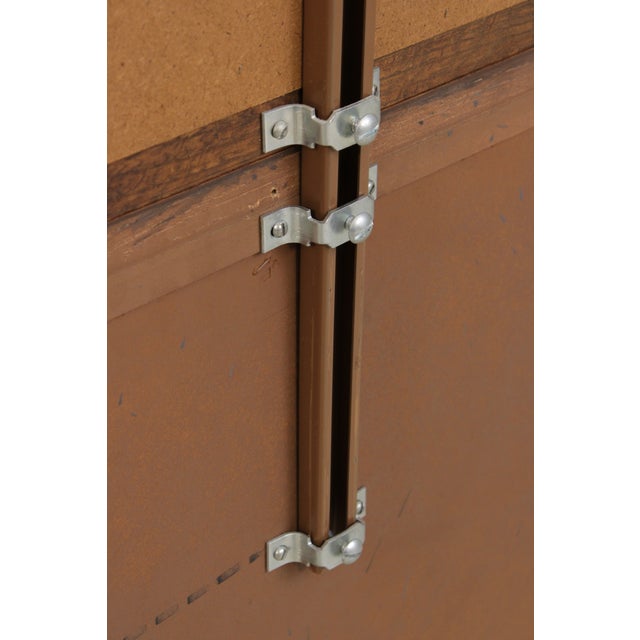 Thomasville Oak Long Dresser W. Trifold Mirror For Sale - Image 16 of 18