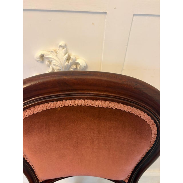 Antique Victorian Mahogany Dining Chairs with Tulip Legs, 1860, Set of 6 For Sale - Image 10 of 13