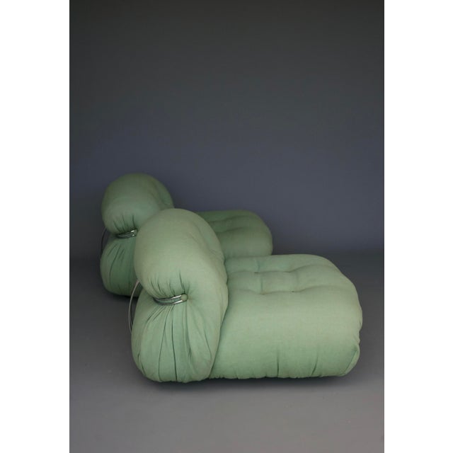 Set of Vintage Soriana Lounge Chairs by Afra and Tobia Scarpa for Cassina, 1970s For Sale - Image 3 of 17