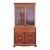 Vintage Antique Solid Mahogany Traditional Duncan Phyfe Inspired 39" China Cabinet 1236 For Sale