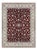 Hand-Knotted Middle Eastern Nain Rug in Wool & Silk For Sale