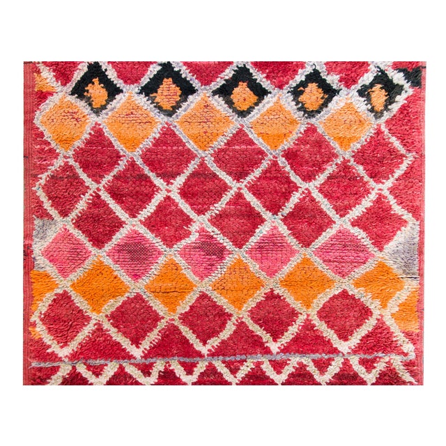 Vintage Moroccan Rug For Sale - Image 9 of 15