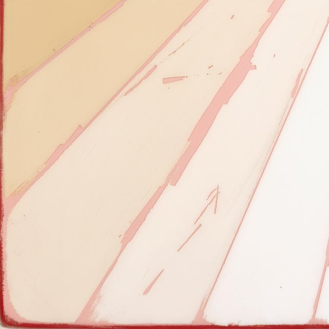 Wiggle Room 17 - Modern Resin Minimalist Brown Warm Tone Gradient Abstract Original Artwork by Ricky Hunt For Sale - Image 4 of 9