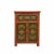 Tibetan Oriental Black Orange Red Floral End Table Nightstand For Sale In San Francisco - Image 6 of 6
