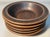 Arabia Set 5 Arabia Ruska 7" Bowls Ulla Procope Design Dark Brown Wide Rims For Sale - Image 4 of 5