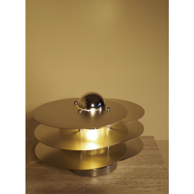 Space Age Italian Layered Table Lamp, Italy, 1960s For Sale - Image 13 of 17