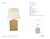 Thomas O'Brien by Visual Comfort Signature Mimi Table Lamp in Light Honey with Linen Shade Designer: Thomas O'Brien...