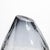 Glass Hand Blown Murano Barrel Vase in Grey With Side Cut For Sale - Image 7 of 9