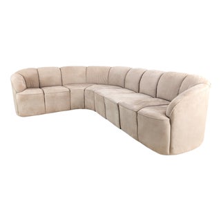 Piccolino Corner Sofa in Suede from Walter Knoll For Sale