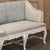 Wood 18th Century Swedish Rococo Bench in Hand-Scraped Painted Finish For Sale - Image 7 of 18