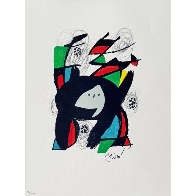 Joan Miró, La Mélodie Acide, Planche VIII, 1980, Lithograph For Sale - Image 4 of 7
