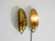 Metal Mid-Century Modern Brass Wall Lamps, 1950s, Set of 2 For Sale - Image 7 of 18