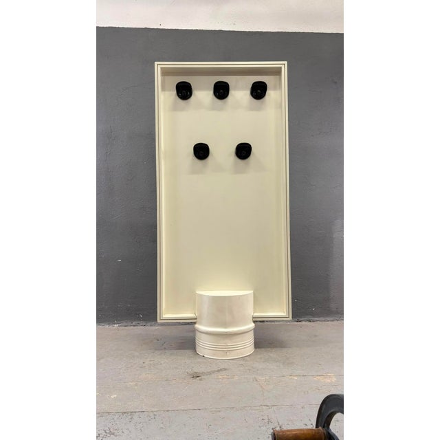 Mid-Century Modern Double-Sided Hall Stand with Mirror and Coat Hooks, Europe, 1960s For Sale - Image 17 of 18