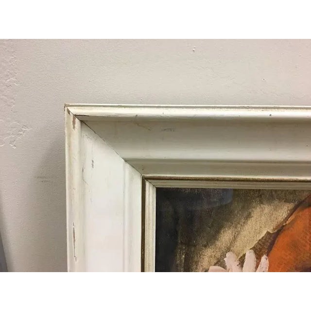 1970s Roger Etienne - Original Mixed Media Painting For Sale - Image 5 of 6