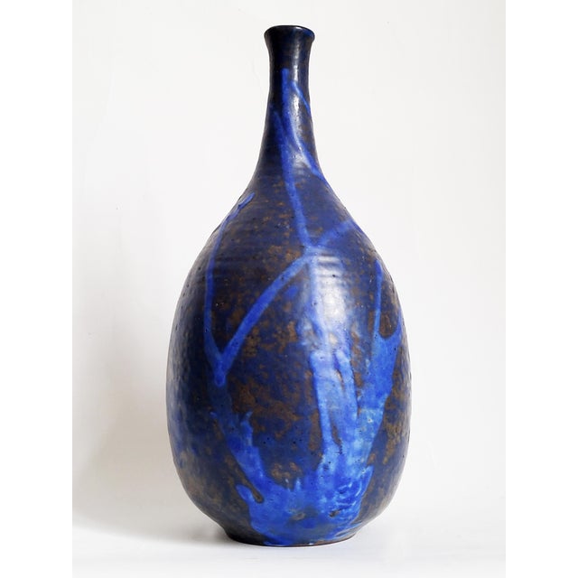 Ceramic Vintage Austrian Studio Pottery Vase by Walter Klimsch, 1980s For Sale - Image 7 of 7