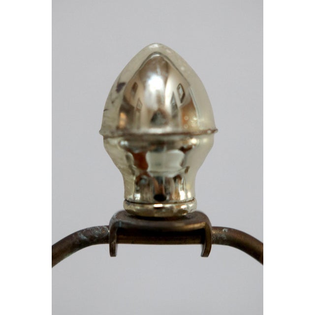 Metal Mid-Century Hollywood Regency Chinoiserie Brass Table Lamp With Greek Key Handles For Sale - Image 7 of 11