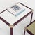 Gold Vintage Regency Style Nesting Tables in Lacquered Metal and Mirror Glass, France, 1970s, Set of 2 For Sale - Image 8 of 16