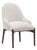 Glendale Stone White Performance Chenille Dining Chair For Sale
