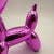 Metallic Fuchsia Ceramic Balloon Dog Figurine For Sale - Image 4 of 6