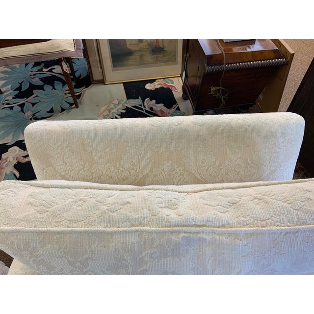 20th Century Pair of Upholstered Club Chairs For Sale - Image 12 of 12