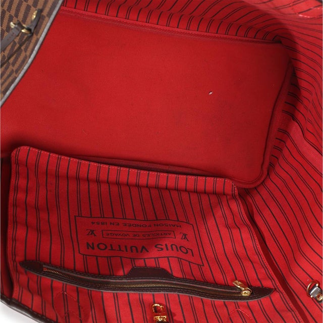 Brown Damier Ebene Canvas Neverfull GM For Sale - Image 8 of 8