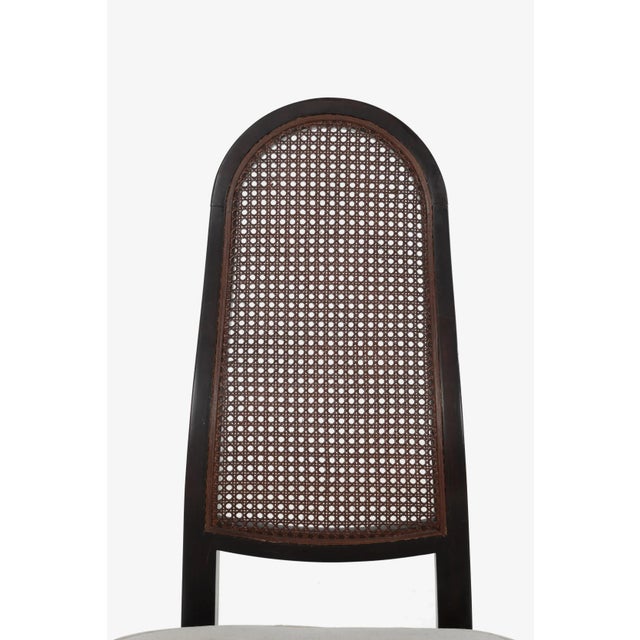 Almond Edward Wormley for Dunbar Attributed Caned Back Dining Chairs - Set of 10 For Sale - Image 8 of 13