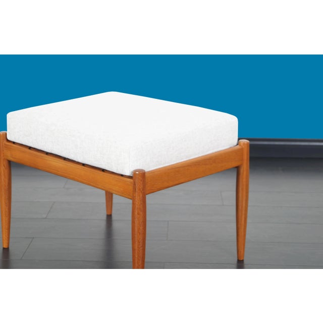 Mid-Century Modern Teak Reclining Lounge Chair and Ottoman, 1960s For Sale - Image 13 of 13