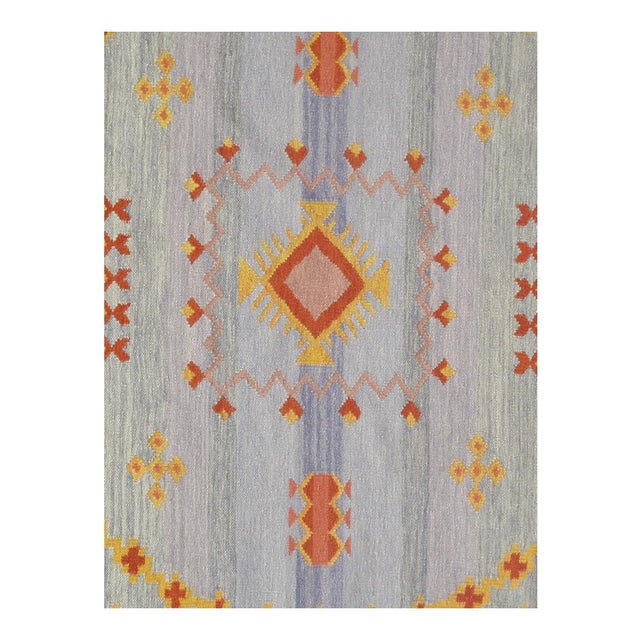 This Moroccan-design flat weave rug is reversible for a little extra dose of versatility. Naturally dyed, this rug hails...