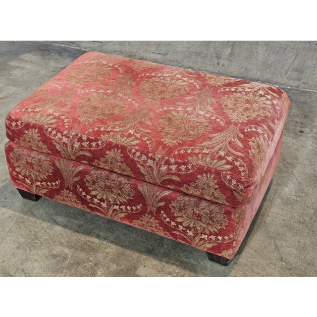 Stickley Large Arm Chair With Matching Ottoman Footstool Made in North Carolina For Sale - Image 13 of 16