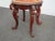 Vintage French Style Rose Bench Stool With Poof Cushion and Gargoyle Accents For Sale In Los Angeles - Image 6 of 13