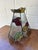 Mission Vintage Stained Glass Lamp Shade With a Vibrant Fall Leaf Pattern For Sale - Image 3 of 4