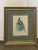 Wood 20th Century Japanese Pheasant Bird , Framed Green Matting For Sale - Image 7 of 9