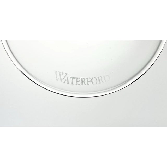 Contemporary Waterford & Robert Mondavi Pair of Crystal Fluted Champagne Glasses For Sale - Image 3 of 4