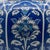 Turkish Handmade Ceramic Lidded Jar (30cm) The Shah Vase Cobalt Blue Ground and White Floral Panels For Sale - Image 3 of 7