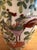Beautiful hand-painted Chinese export porcelain vase featuring a phoenix (fenghuang) amid peonies and foliage. Decorated...