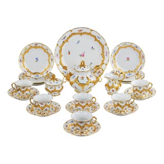 Tea and Coffee Service from Meissen, Set of 22 For Sale