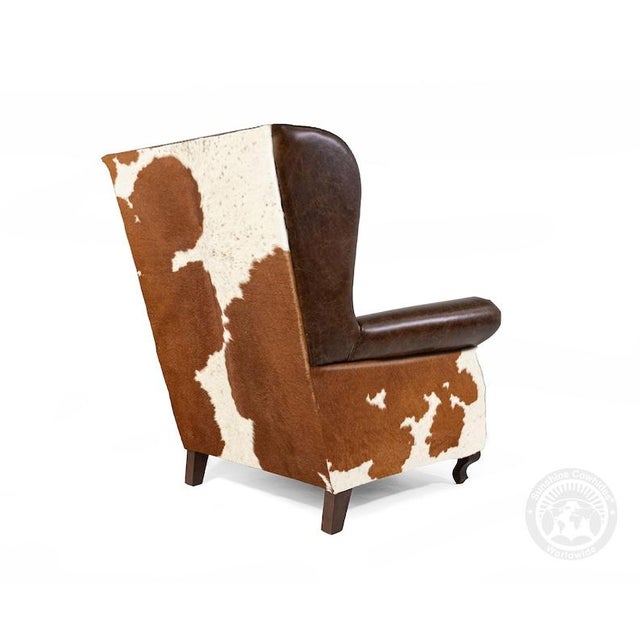 esigned by LuxuryCowhidesUSA Materials: Leather, wood Sustainable features: upcycled. Items may include additional...