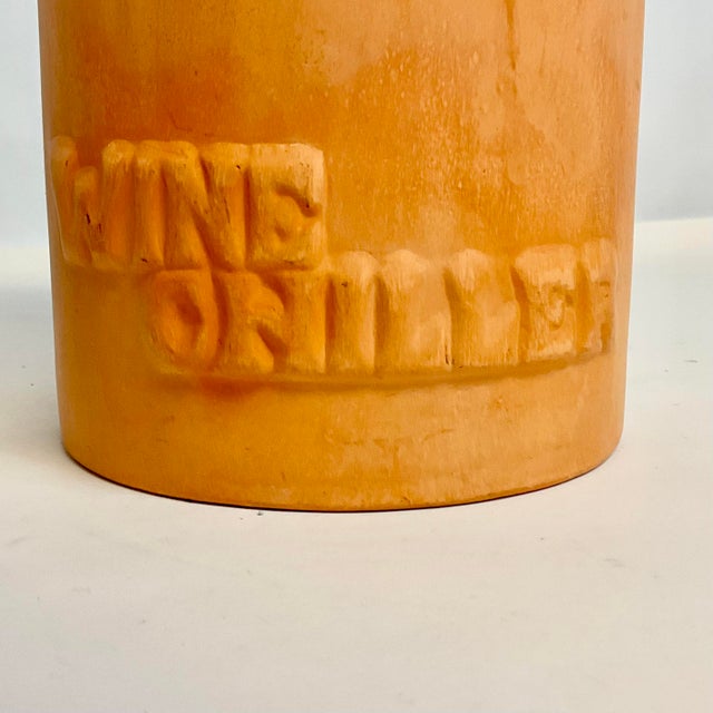 Rustic European Mid 20th CenturyFrench Rustic European Boho Chic Terra Cotta Wine Chiller For Sale - Image 3 of 10