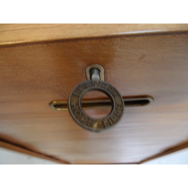 1930s Vintage Filing Cabinet with Roller Shutter, 1930s For Sale - Image 5 of 13