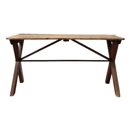 Antique Pine Tavern Table For Sale