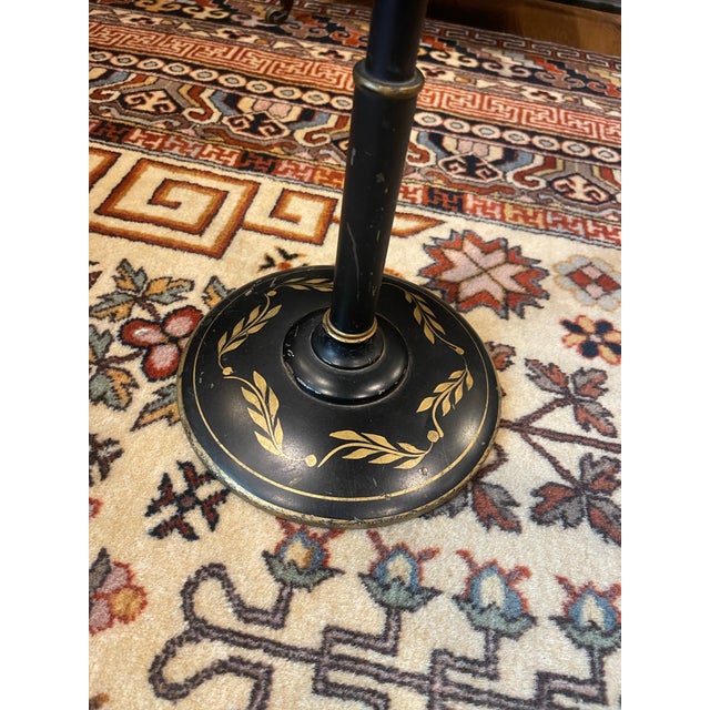 Charming Vintage, Weighted Metal Painted Butler’s Caddy/Cocktail Tray For Sale - Image 9 of 9