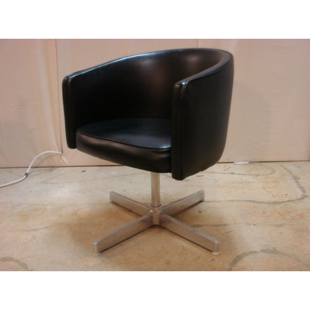 Vintage Jansko Black Swivel Desk Chair Chairish