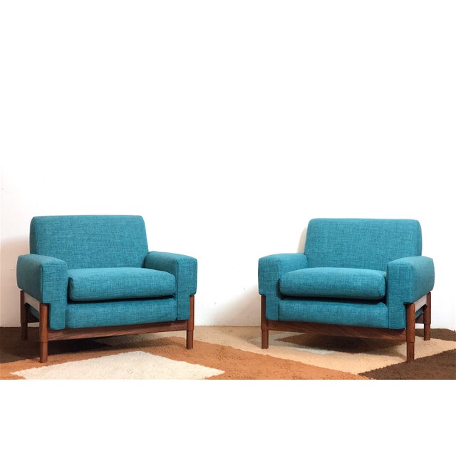 1960s Kiushu Lounge Chairs by F.lli Saporiti, 1961, Set of 2 For Sale - Image 5 of 15