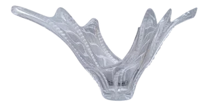 Mid Century French Cofrac Art Verrier Free Form Crystal Centerpiece