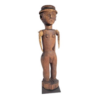 19Thc Hand Carved Gentleman Sculpture / Whirlygig For Sale