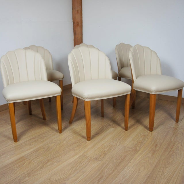 Art Deco Eight Seater Dining Suite from Hille of London, 1930s, Set of 9 For Sale - Image 3 of 16