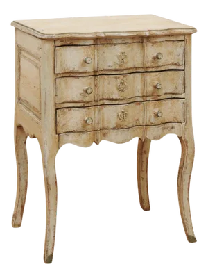 1880s French Rococo Style 3-Drawer Chest