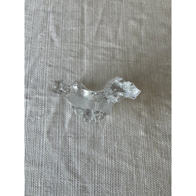 1980s Vintage Rosenthal Inca Crystal Ice Taper For Sale - Image 5 of 6